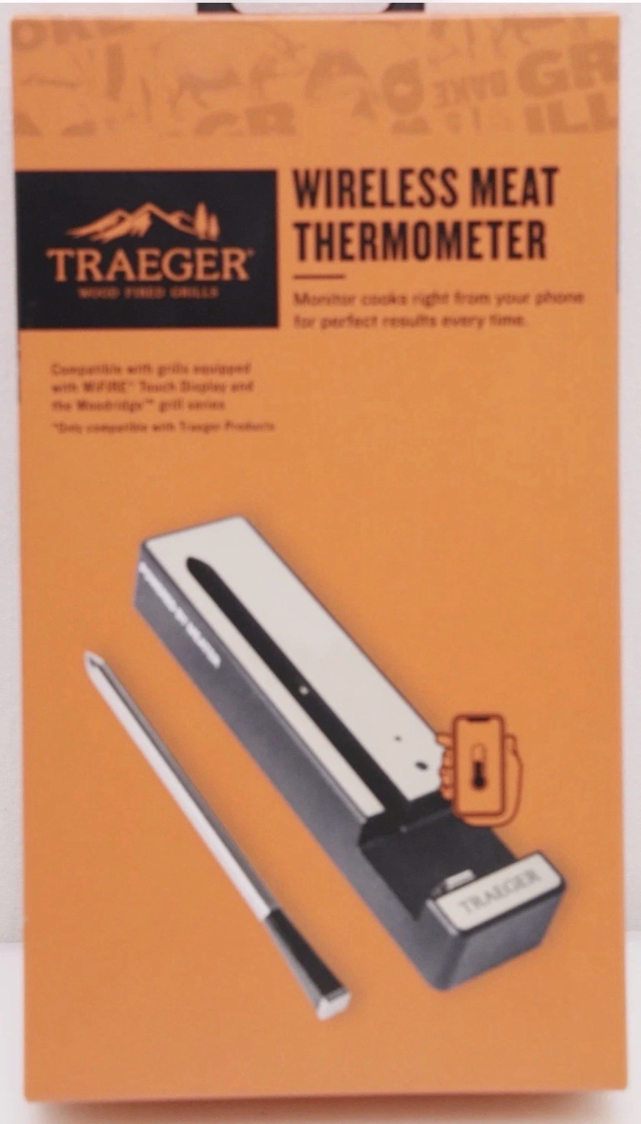Traeger Wireless Meat Thermometer WiFi Compatible Grill - NEW