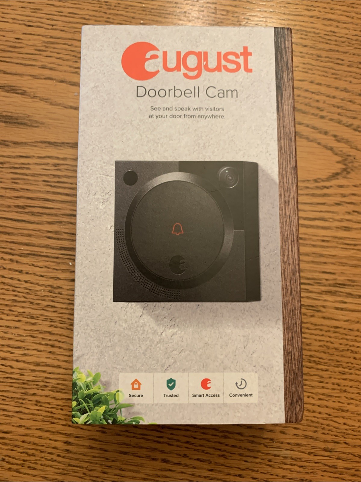 August Doorbell Camera Black Wireless