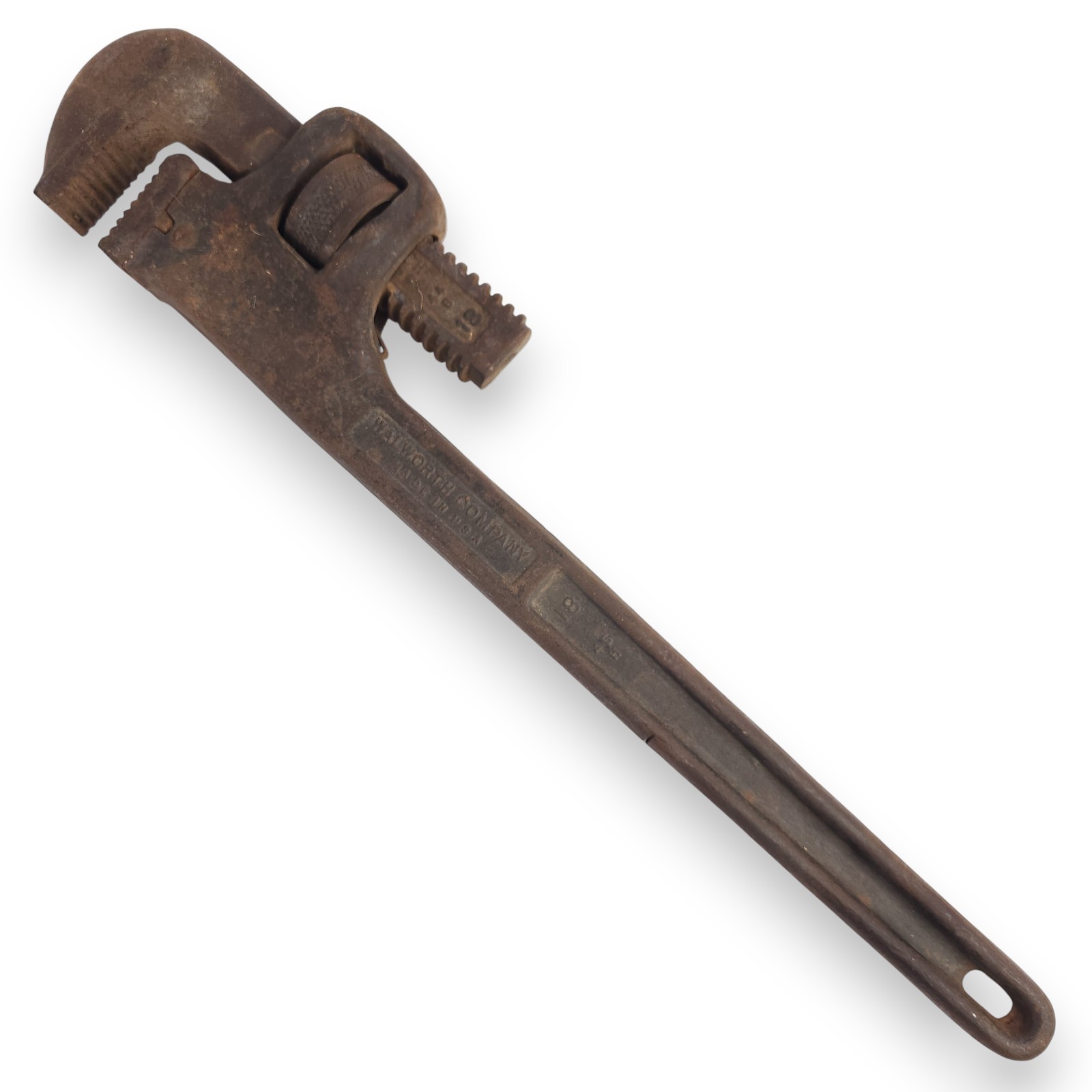 Vintage Walworth Co 18" Genuine Stillson Heavy Duty WALCO Pipe Wrench (45H)