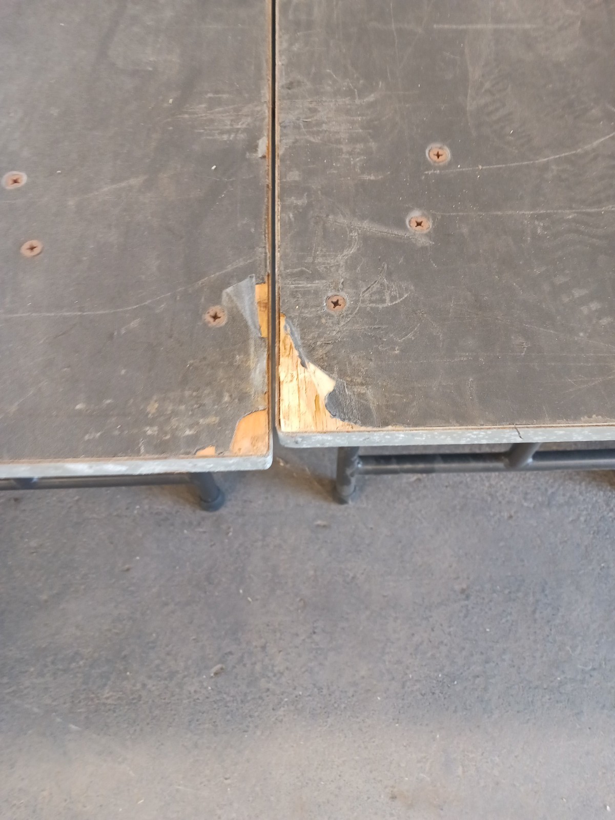 Complete Portable platform Stage riser with Rails. 12x16 or 8x24. Choose height!
