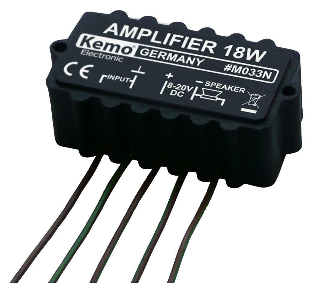 KEMO ELECTRONIC - Universal 18W Amplifier Module - M033 20V Germany