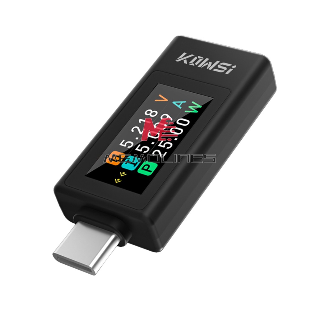KWS-1902L USB Type-C Voltage Current Power Meter 0.96" TFT Tester 4-30V 0-8A