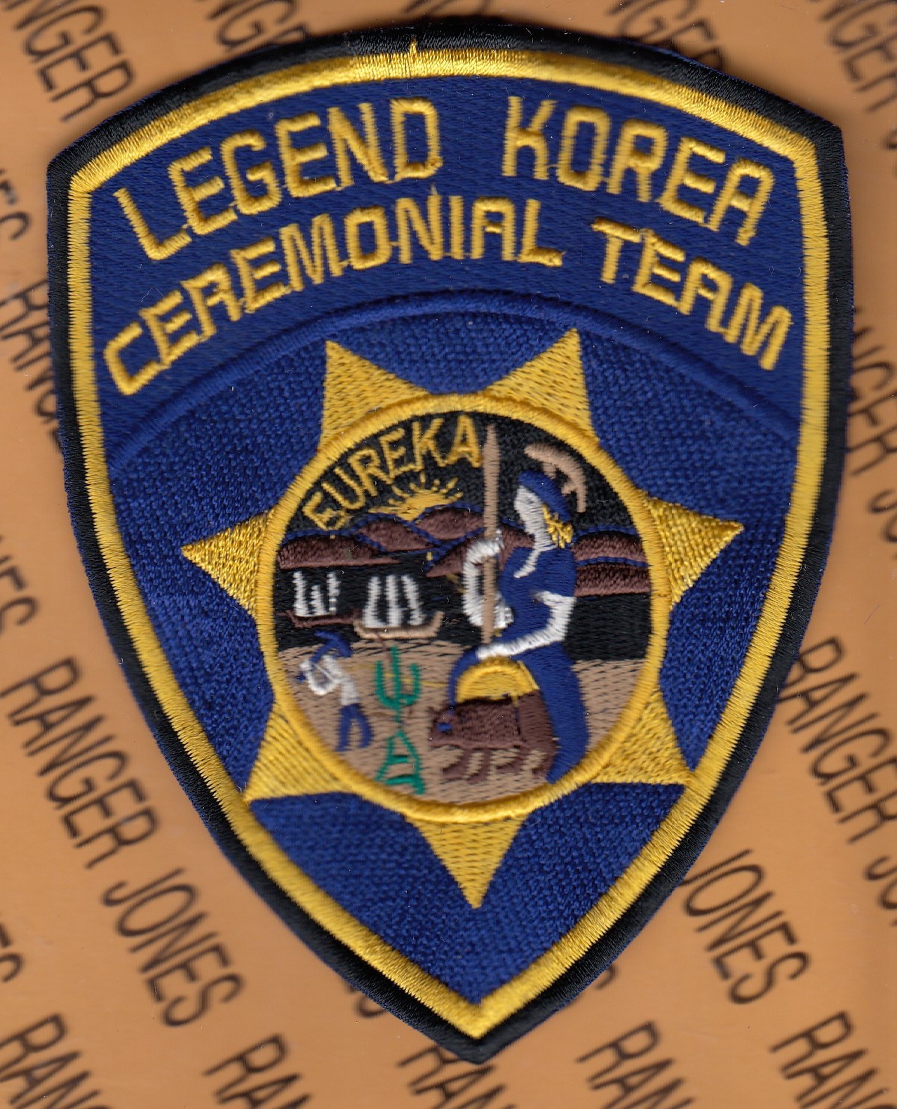 US California Highway Patrol CHP Legend Korea Ceremonial Police LEO ~5" patch