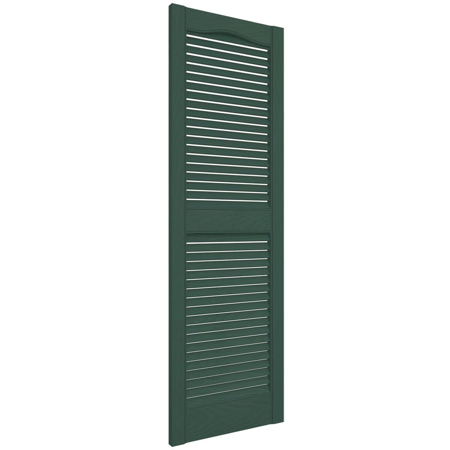 Ekena Millwork Lifetime Vinyl LL1S14X06000FG Standard Cathedral Top Center Mu...