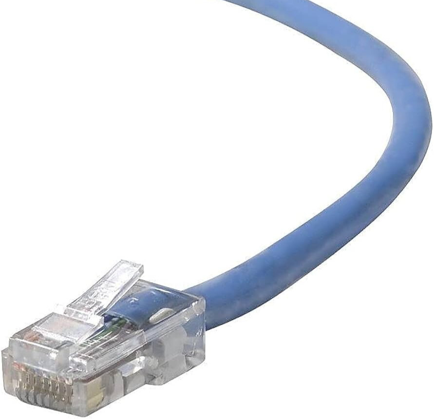 NEW Belkin FastCAT5E RJ-45M to RJ-45M Patch Cable BLUE (A3L850-10-BLU-S) - 10ft