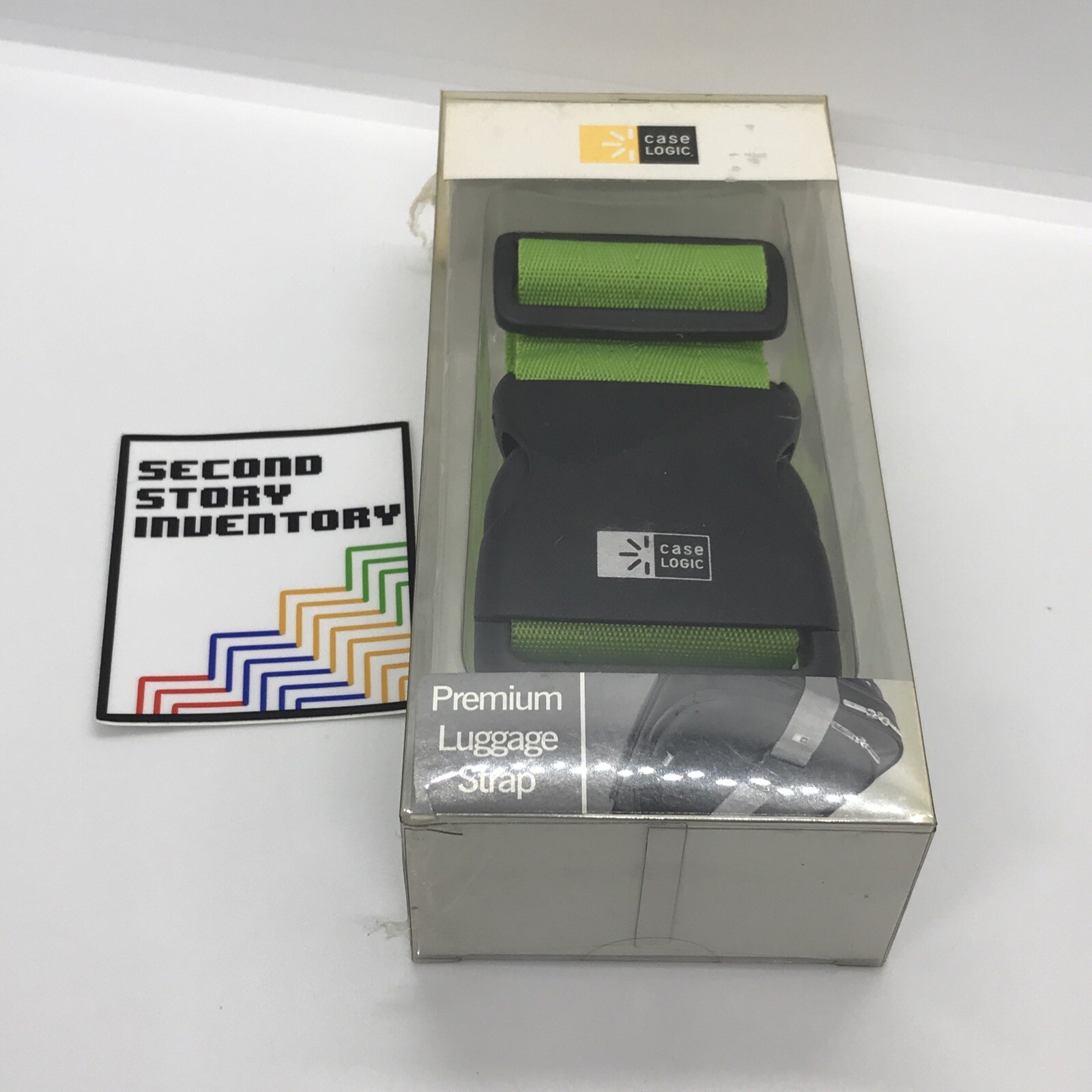 Premium Luggage Bag Strap Quick Release 2"W x 82"L Green - Case Logic