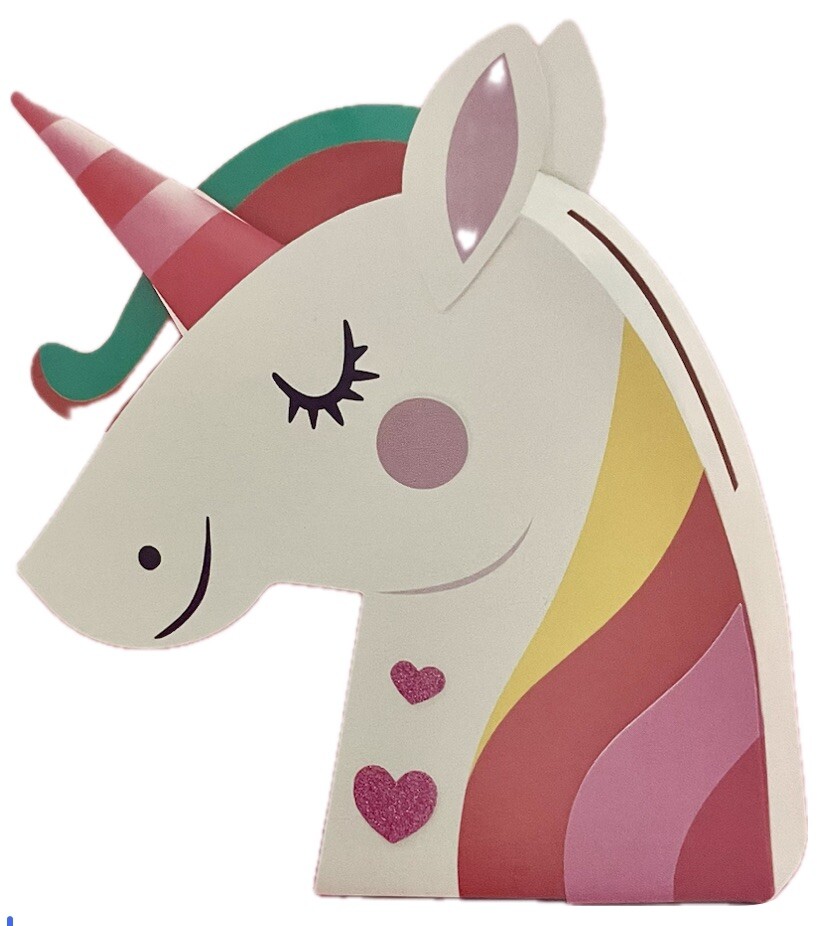 Unicorn Mailbox Kit DIY Craft Kit Card Stock Valentine’s Day Birthday Party