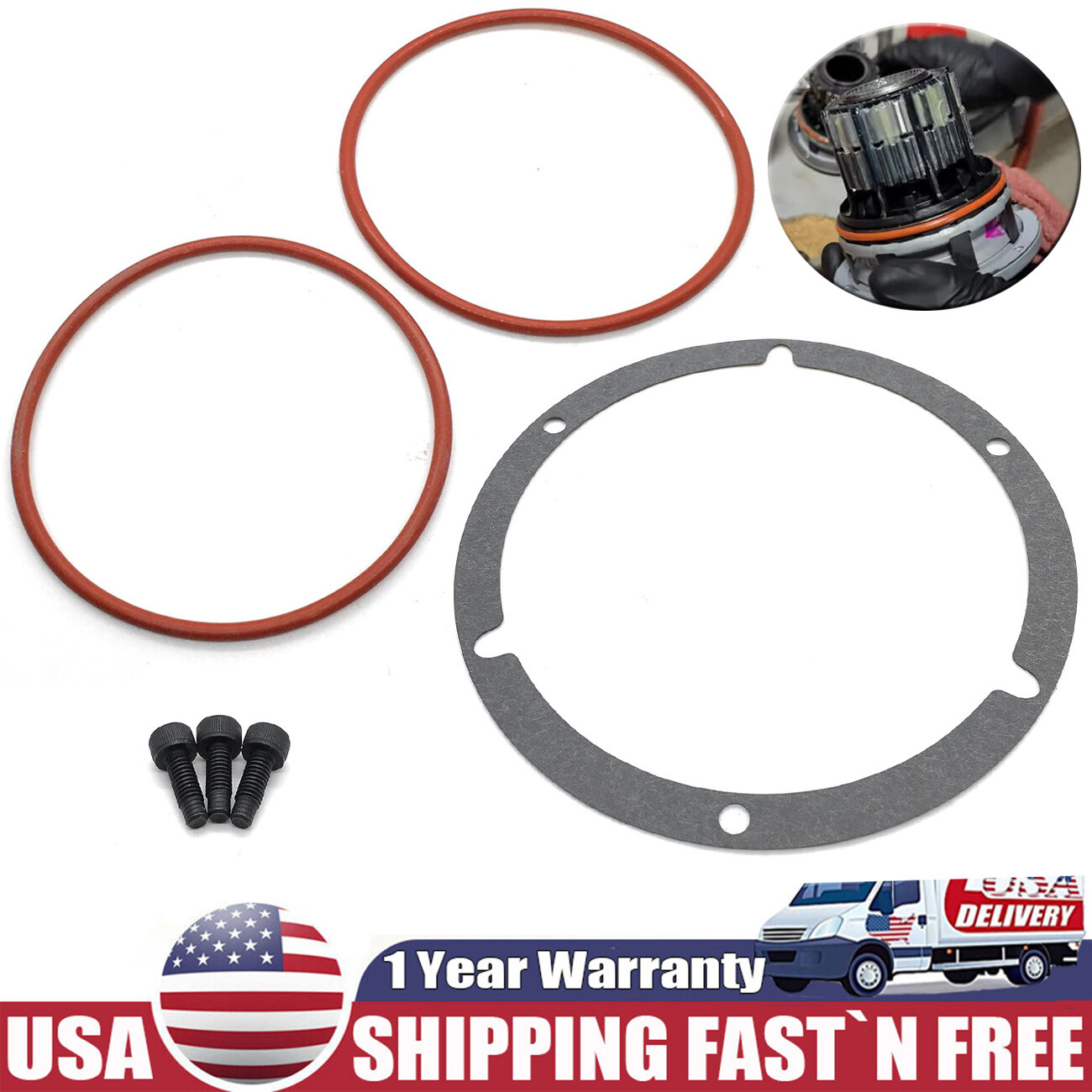 Front Locking Hub Service Seal Kit For 05-18 Ford F250 F350 F450 F550 Super Duty