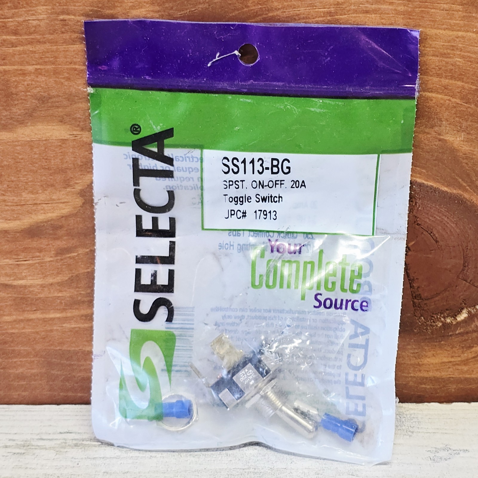 SELECTA SS113-BG Toggle Switches SPST/ON-OFF/20A (661191179137)