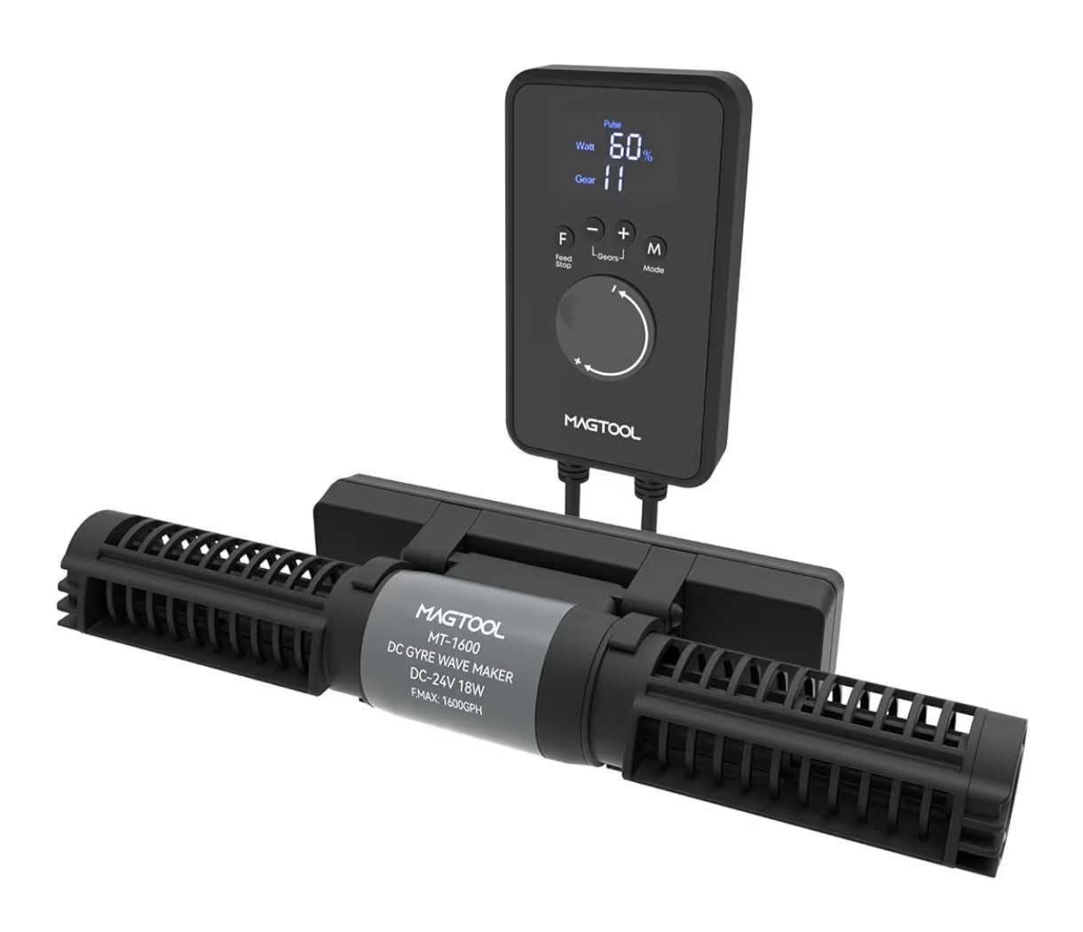 MagTool Wave Maker for Aquarium, Gyre Wavemaker, 1600-1600GPH Open Box No Manual
