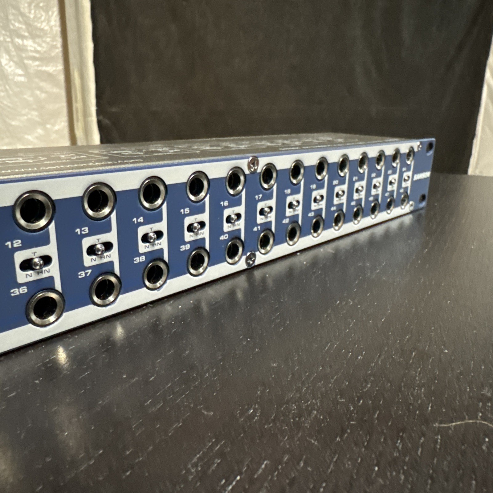 Samson S-Patch Plus 48-Point Balanced Audio Patch Bay with 1/4 Inch Phone Jacks