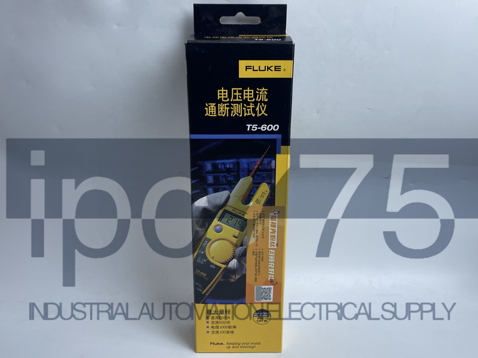 Fluke T5-600 Clamp Meter Continuity Current Electrical Tester #Z