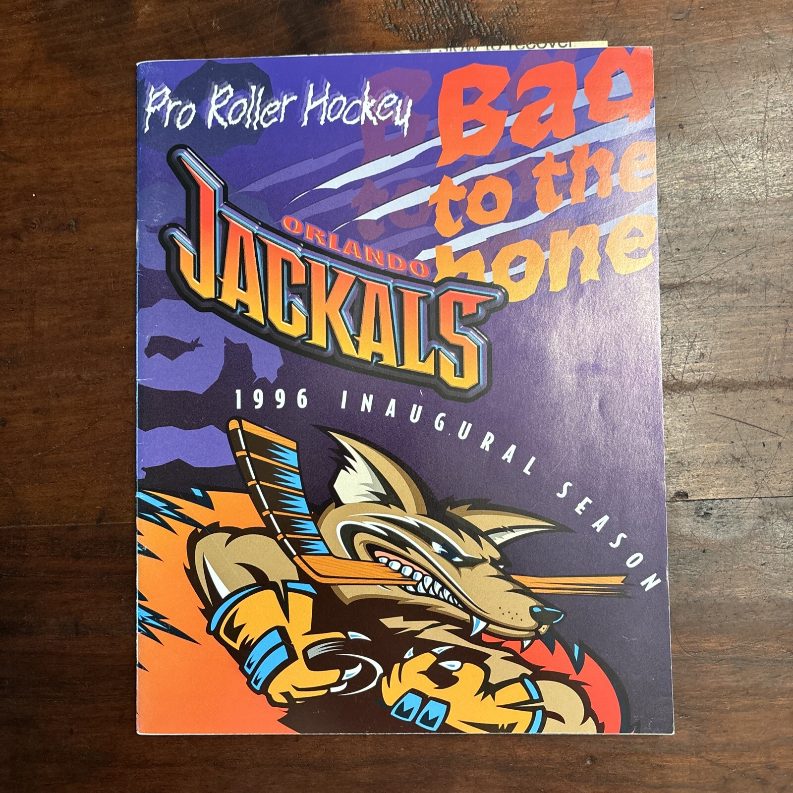 Team Signed -  Orlando Jackals 1996 Program Roller Hockey World Champions