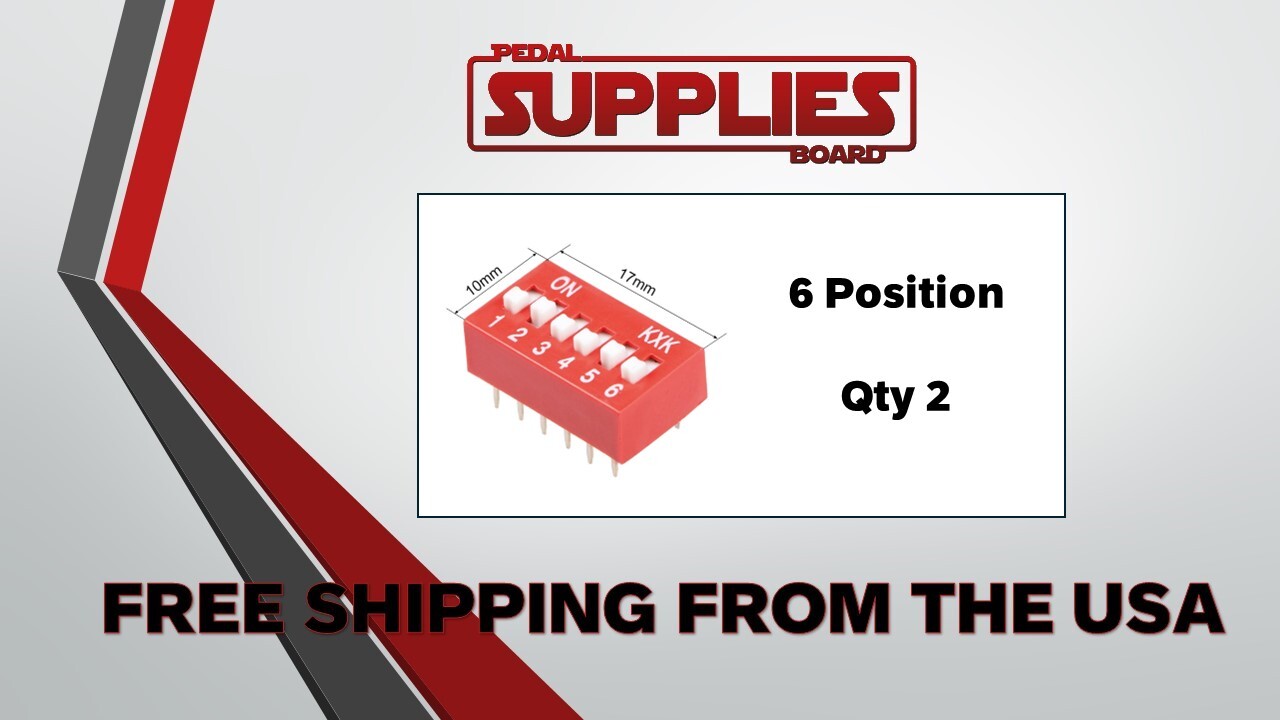 USA SELLER Red Dip Switch Multiple Varieties