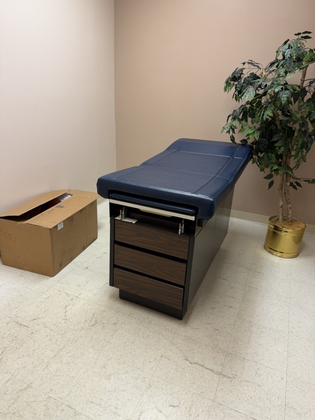Midmark 104 Examination Table Blue Upholstery with Drawers