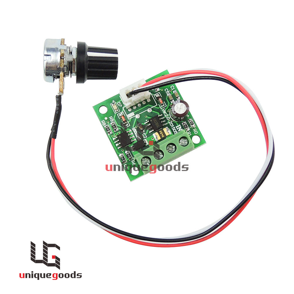 1.8V-12V 2A Max PWM DC Motor Speed Controller Governor Module with Swith 1803BW
