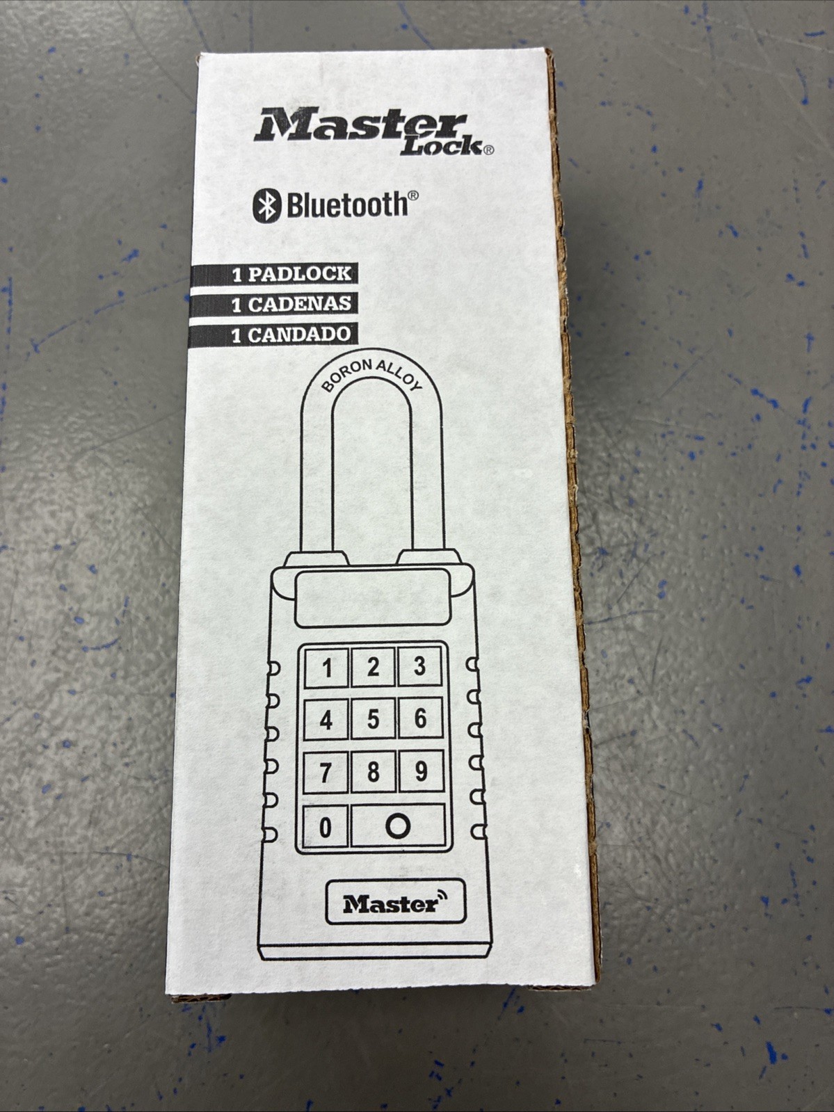 Master Lock 6400LJENT Professional Bluetooth Smart Padlock Bluetooth - BRAND NEW