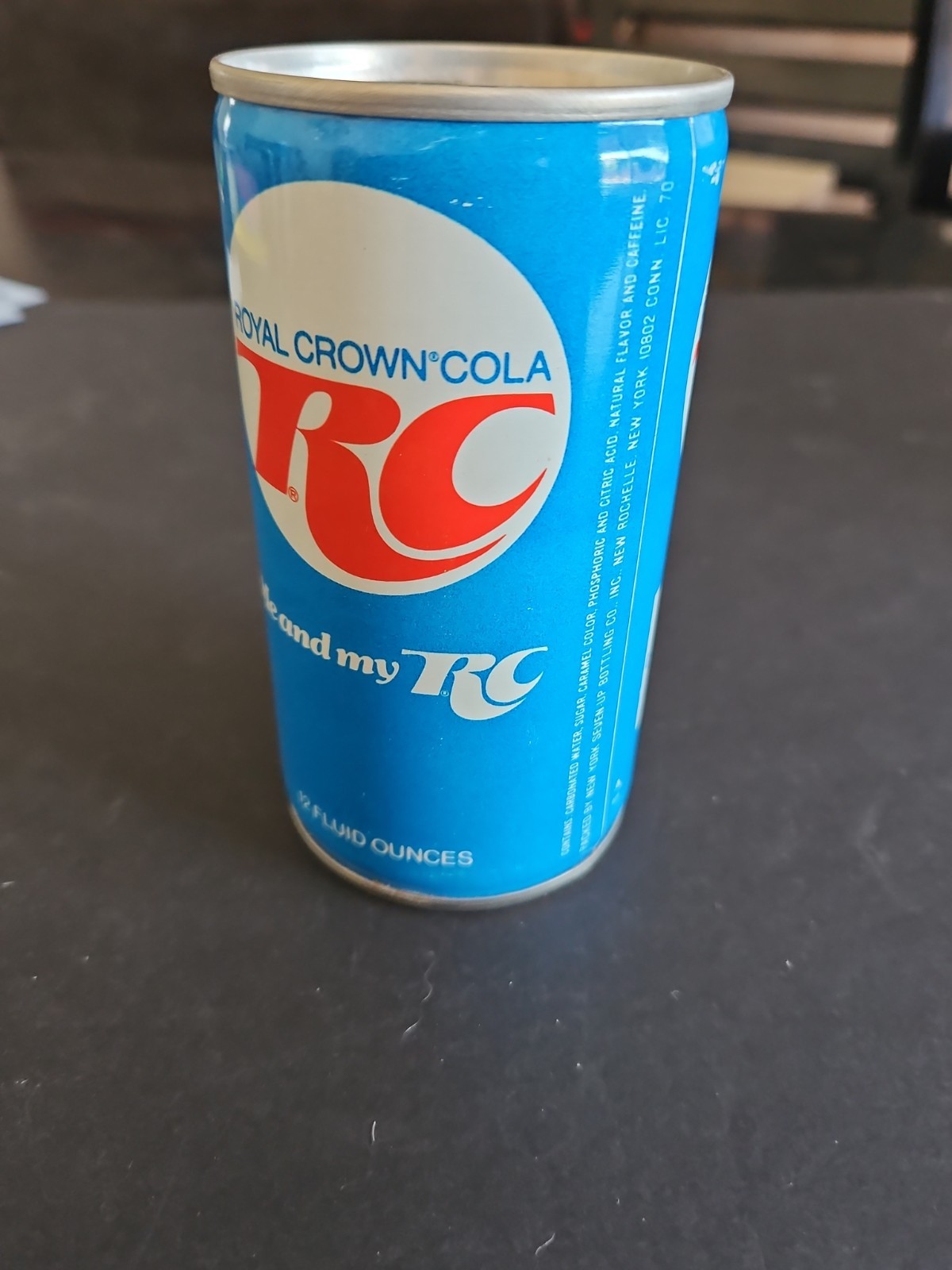DAVE CONCEPCION EMPTY ROYAL CROWN RC COLA 1978 BASEBALL SODA CAN