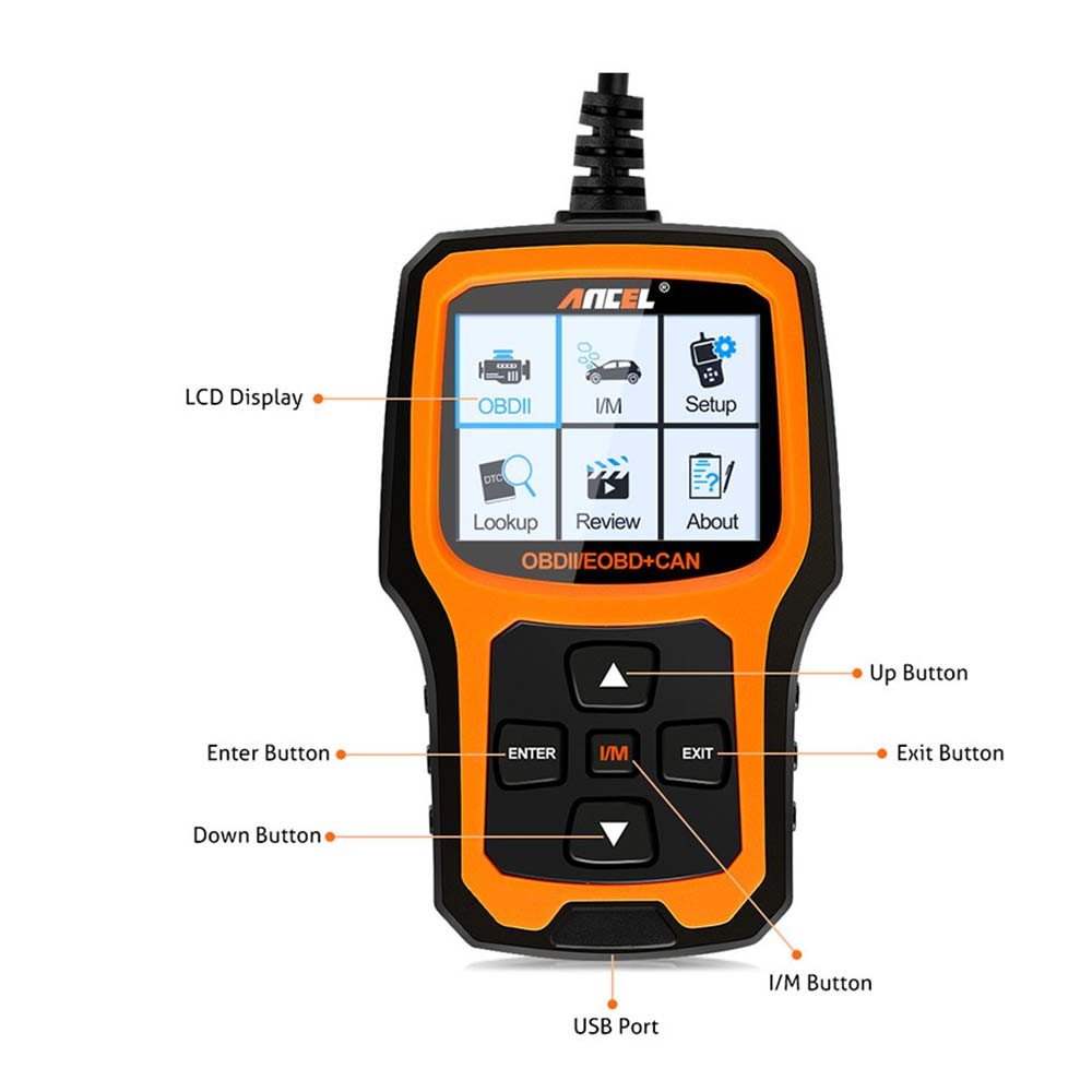 Check Engine Fault Code Reader Automotive OBD2 Scanner Car Diagnostic Scan Tool