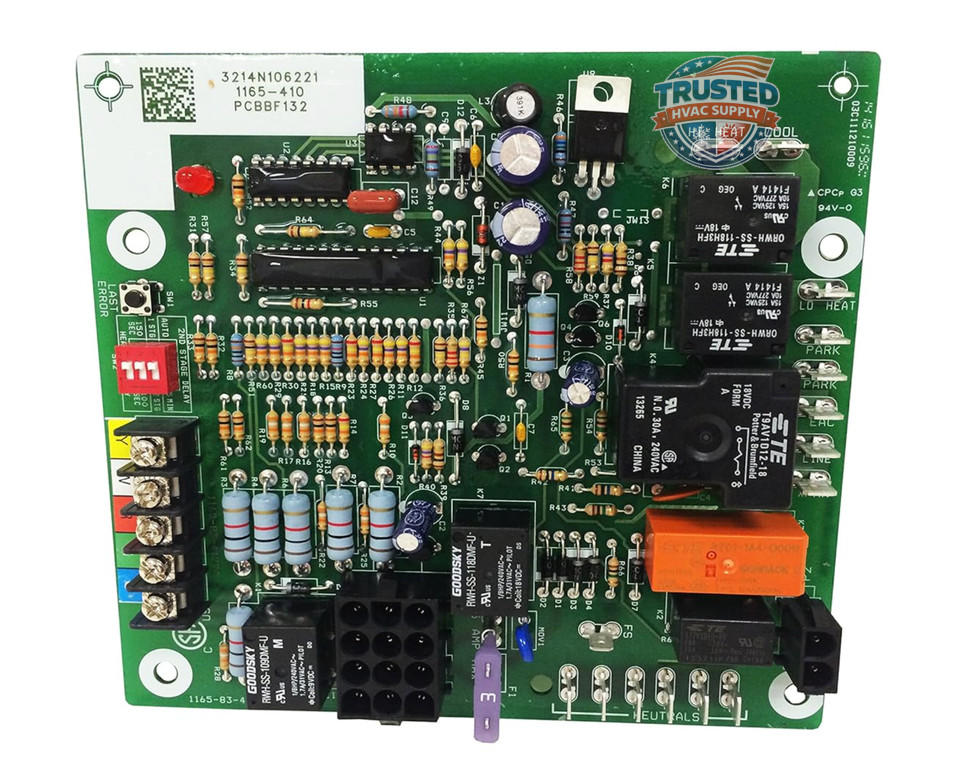 PCBBF132 OEM WORKING PART W/ FREE TECH SUPPORT 1165-410 Furnace Board PCBBF132s
