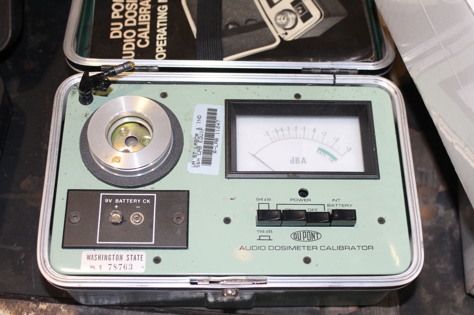 DUPONT AUDIO DOSIMETER CALIBRATION C-114