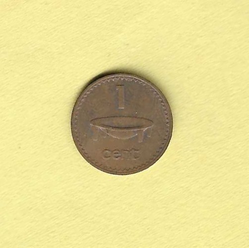 1976 Fiji 1 Cent VF-30