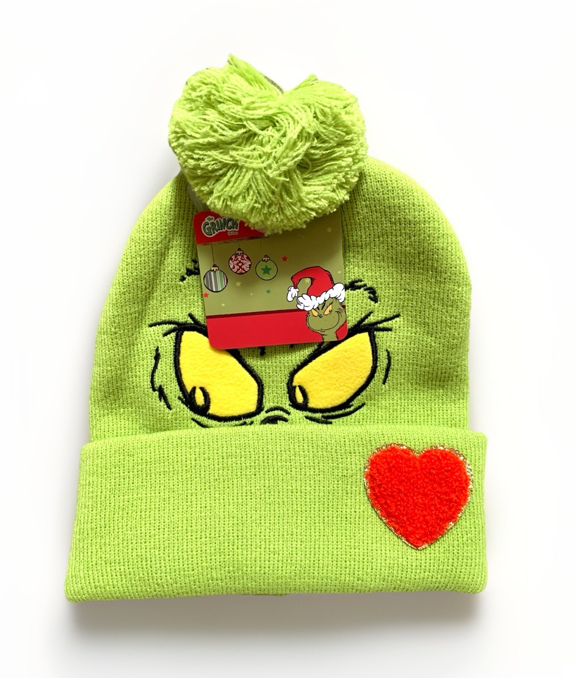 NEW Dr. Seuss THE GRINCH Winter Holiday Beanie Youth ~ One Size Fits Most