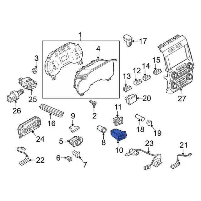 Genuine Ford Trailer Brake Control Module FL3Z-19H332-E