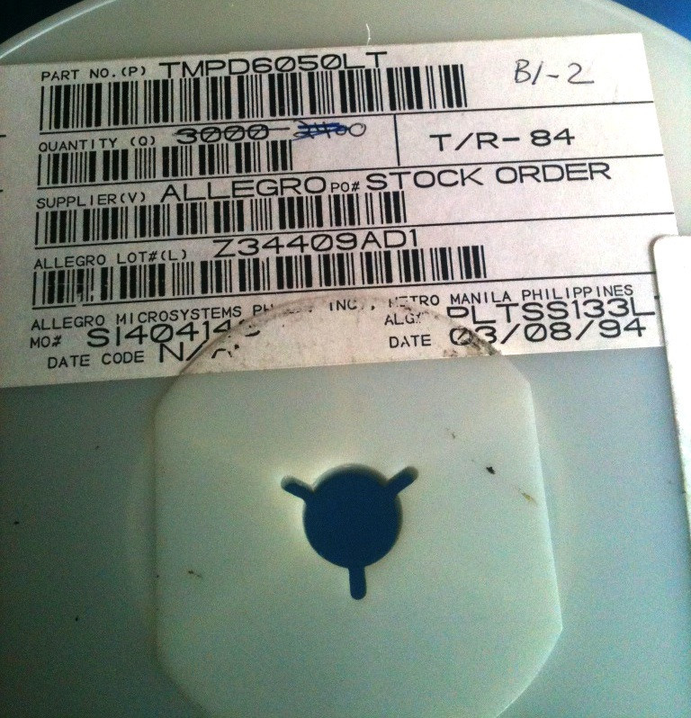 TMPD6050LT ALLEGRO MICROSYSTEMS TMPD6050 Rectifier Diode 75 VOLT SOT-23 1/unit