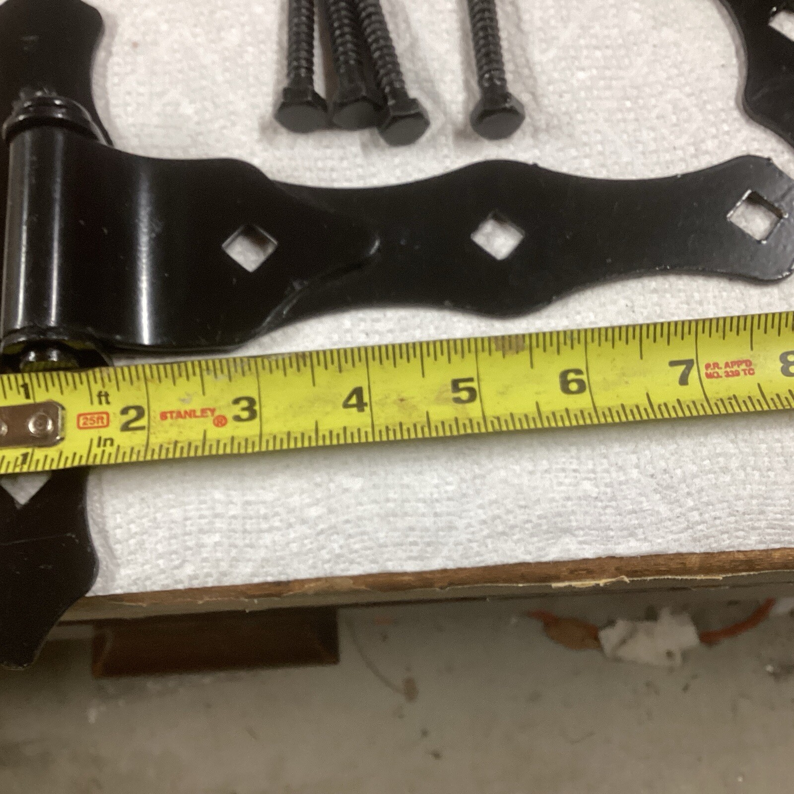 Everbuilt Gate Hinges, Gothic Black