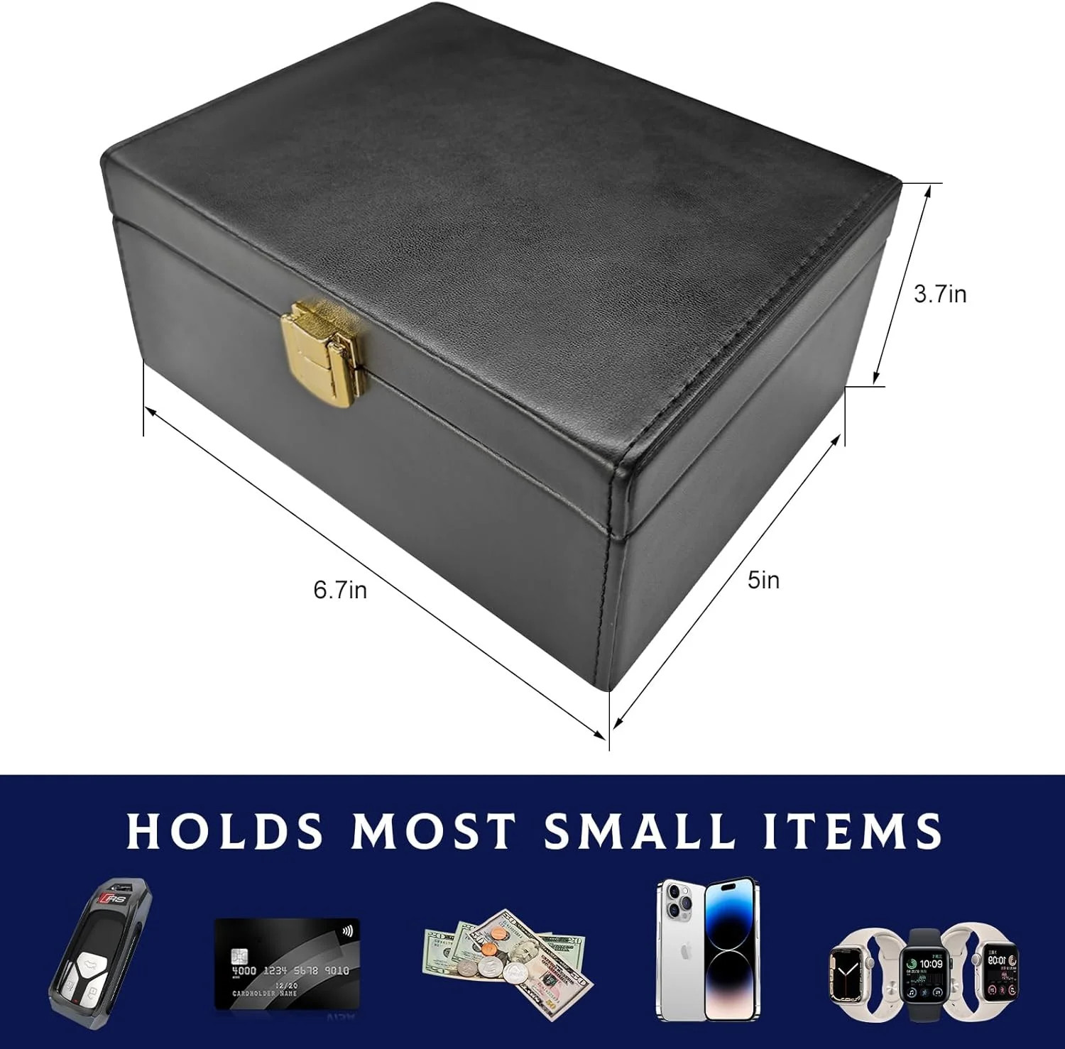 Faraday Box Key Fob Protector, RFID Signal Blocking Shielding Box Anti-Theft Key
