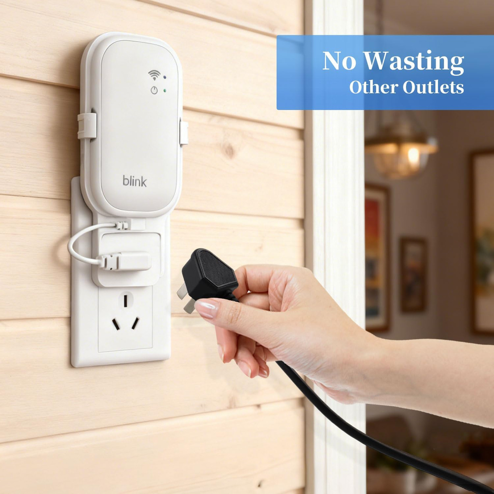 Wall Mount for Blink Sync Module Core with Short Cable Indoor Outdoor Security