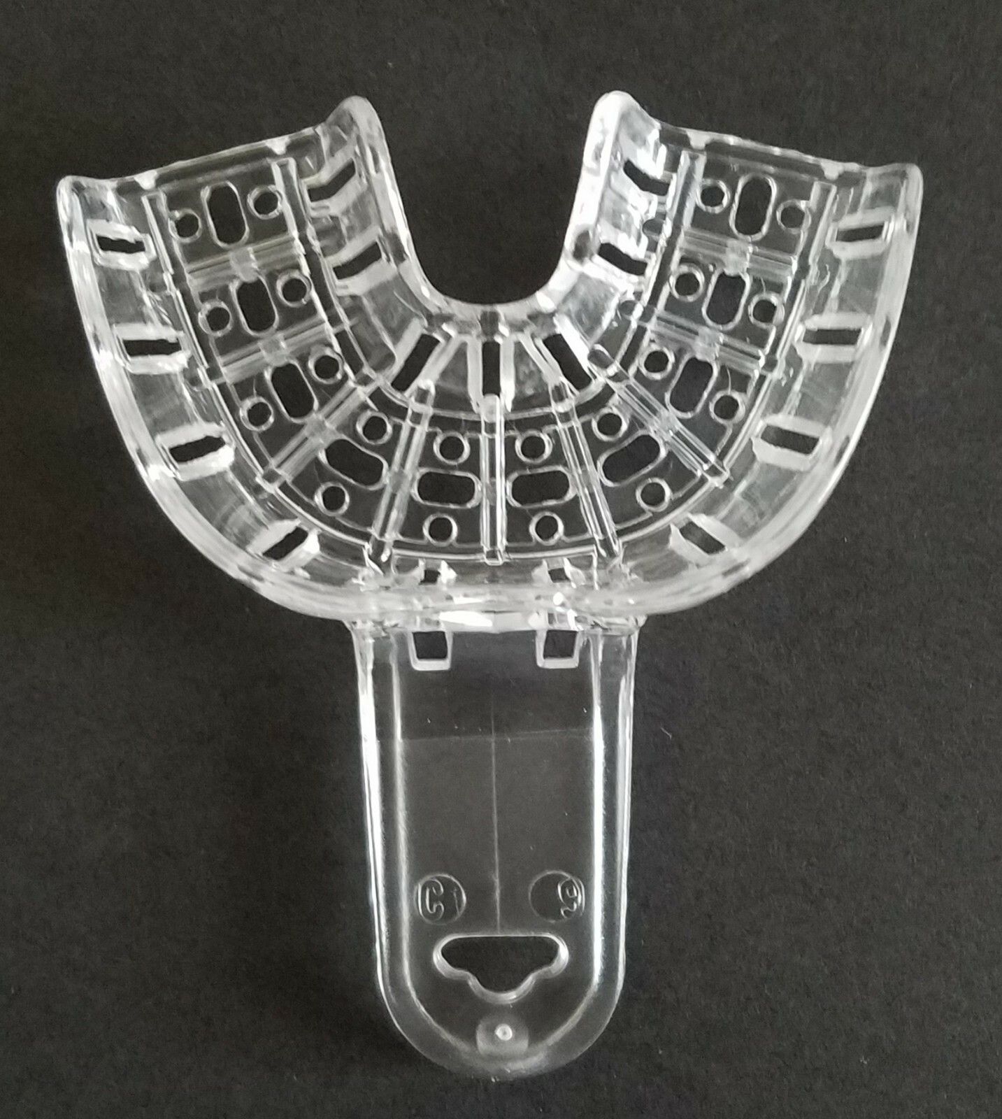 CLEAR  IMPRESSION TRAY,  ANTERIOR, pack of 12 (de358)