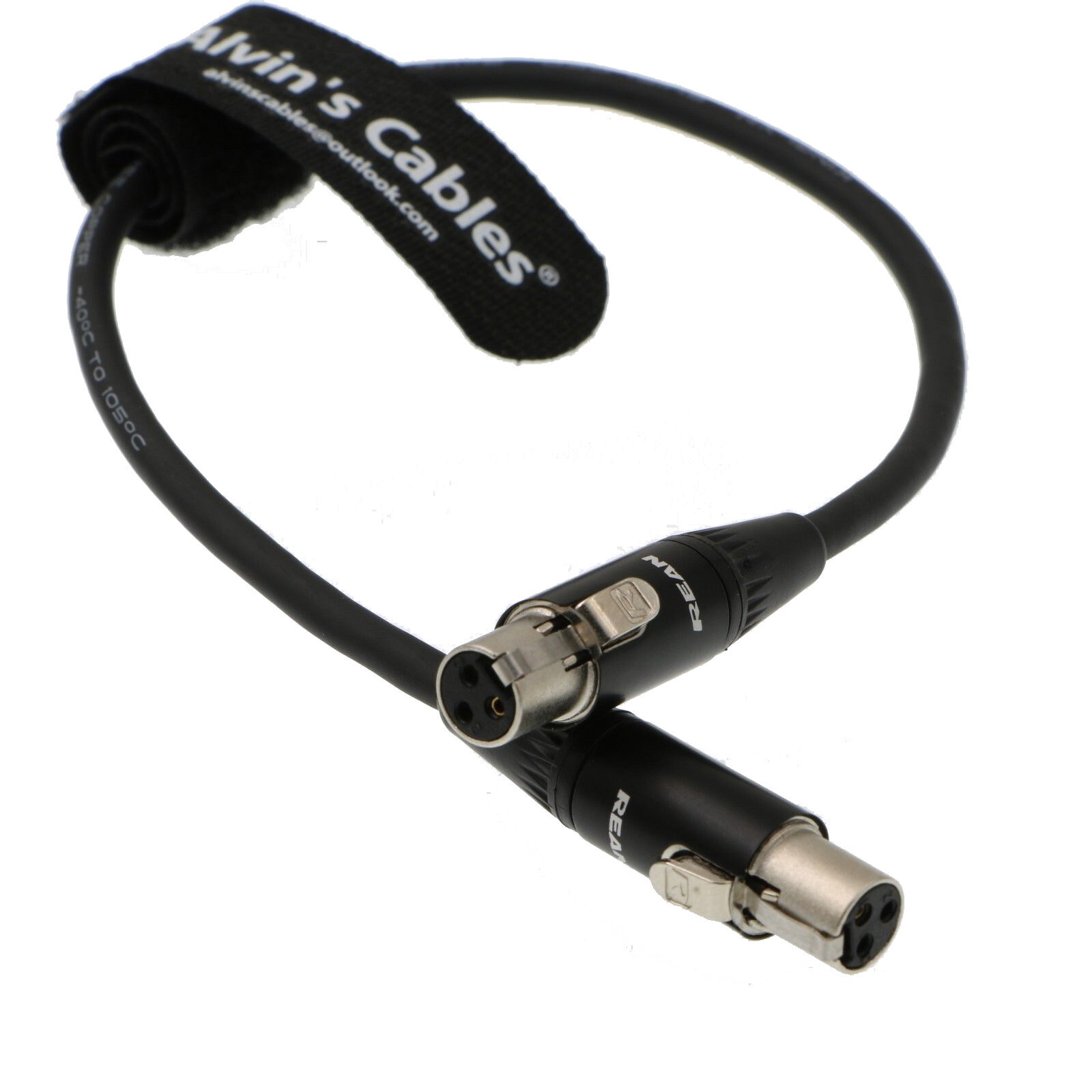 TA3 Female to TA3 Female Mini XLR 3 Pin Female Cable for Sound Devices 552
