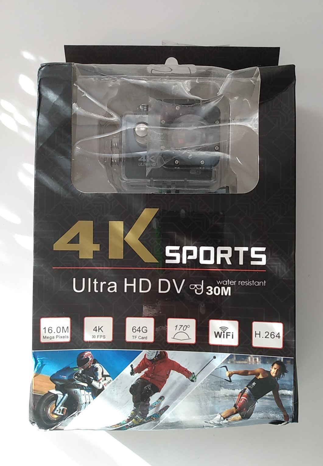 Sports Cam 4k Ultra HD DV WiFi and Waterproof Camera New