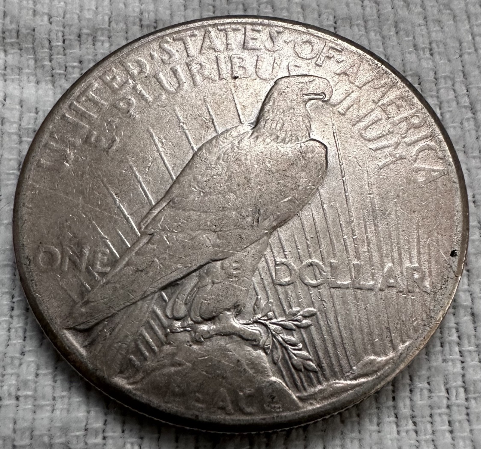 1927 P Peace Silver Dollar 90% Silver - Better Date