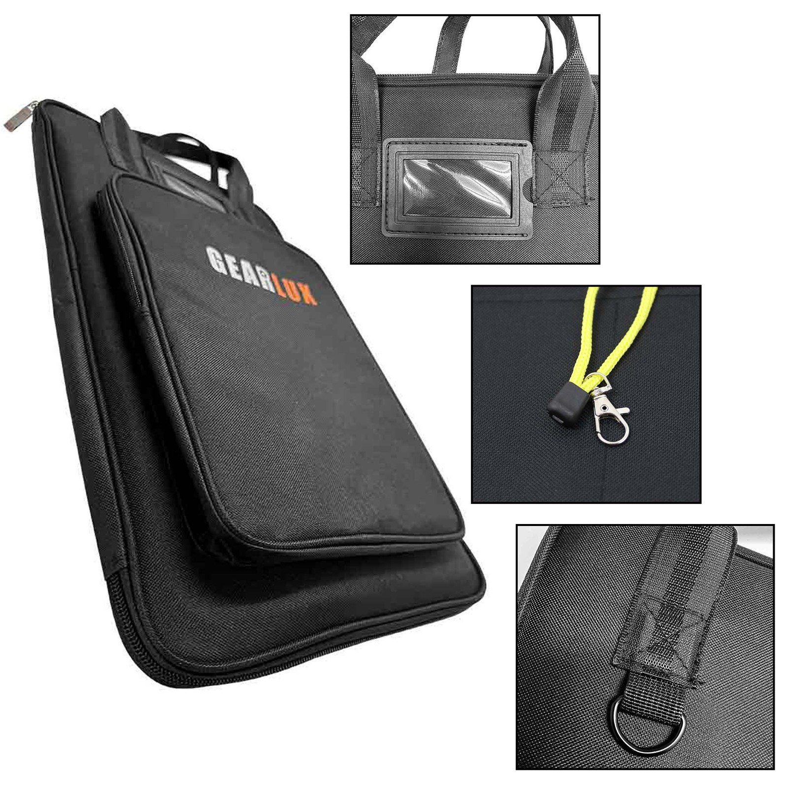 Gearlux 12-Pair Drumstick Bag with 10mm Padding