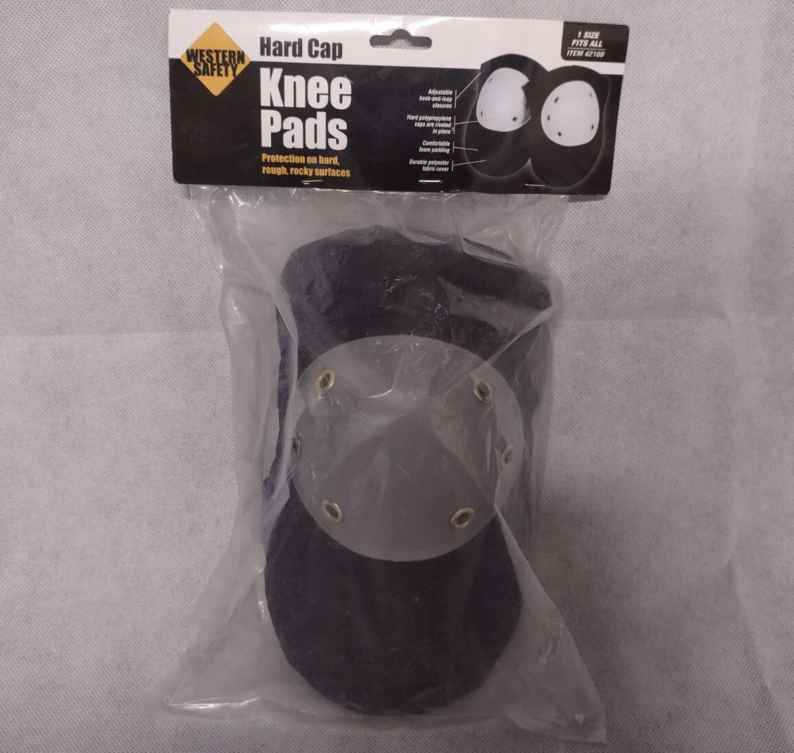 Western Safety Hard Cap Knee Pads #42100 New in Package