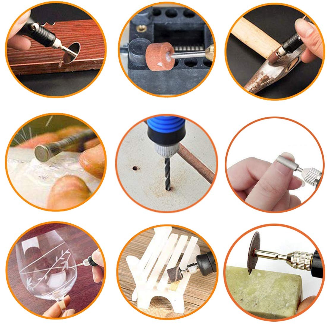 108 Pcs Engraving Tool Kit, Multi-Functional Electric Corded Micro Engraver E...