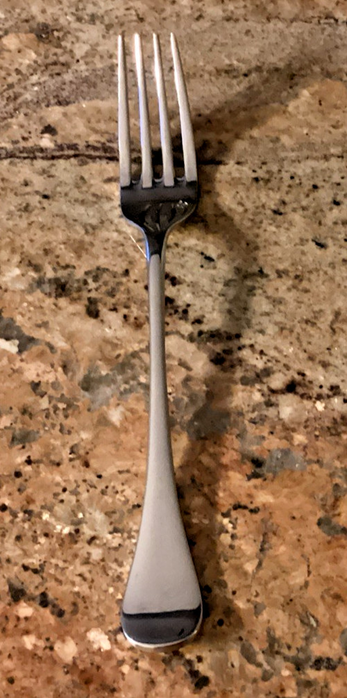 made in Dinner Fork Cookware Glossy Stainless 18/10 Italy Flatware 8"