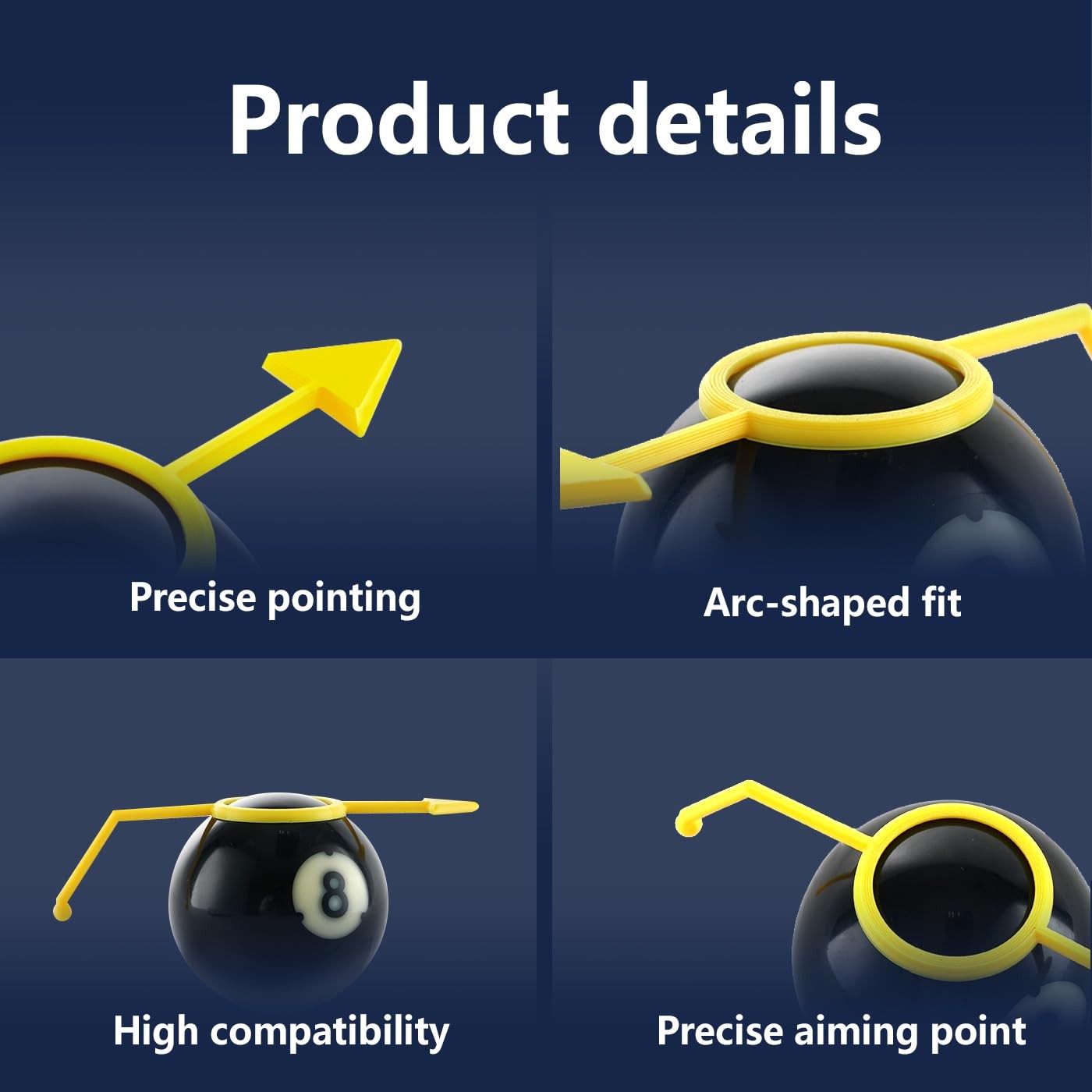Pool Aiming Aid Device, Improve Your Pool Skills, Training Kit for Beginners