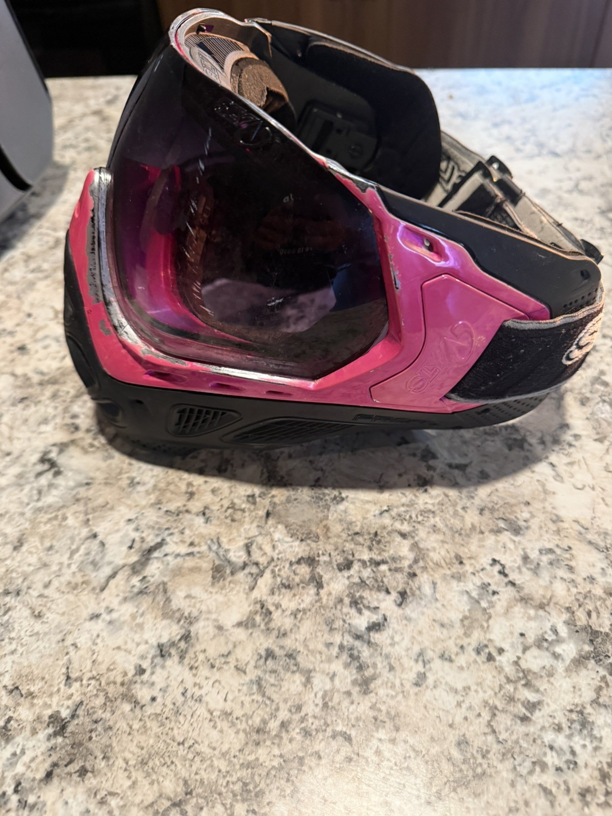 Sly Profit Paintball Mask Pink ( lens is scratched)