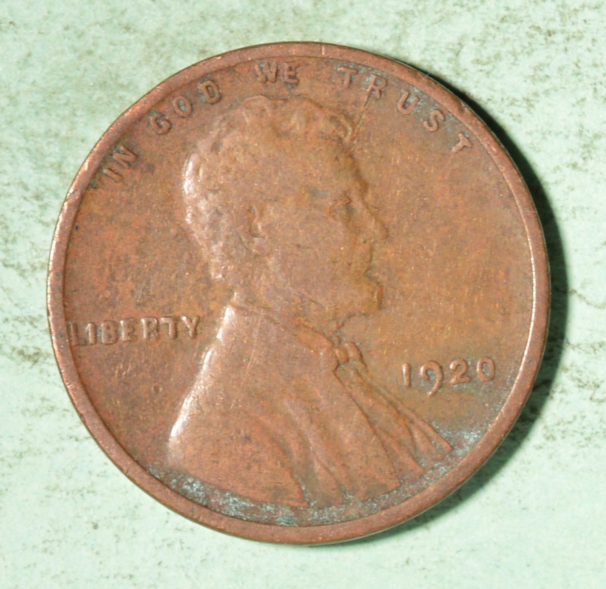 1920-P  USA Wheat Cent  - INV#X-162