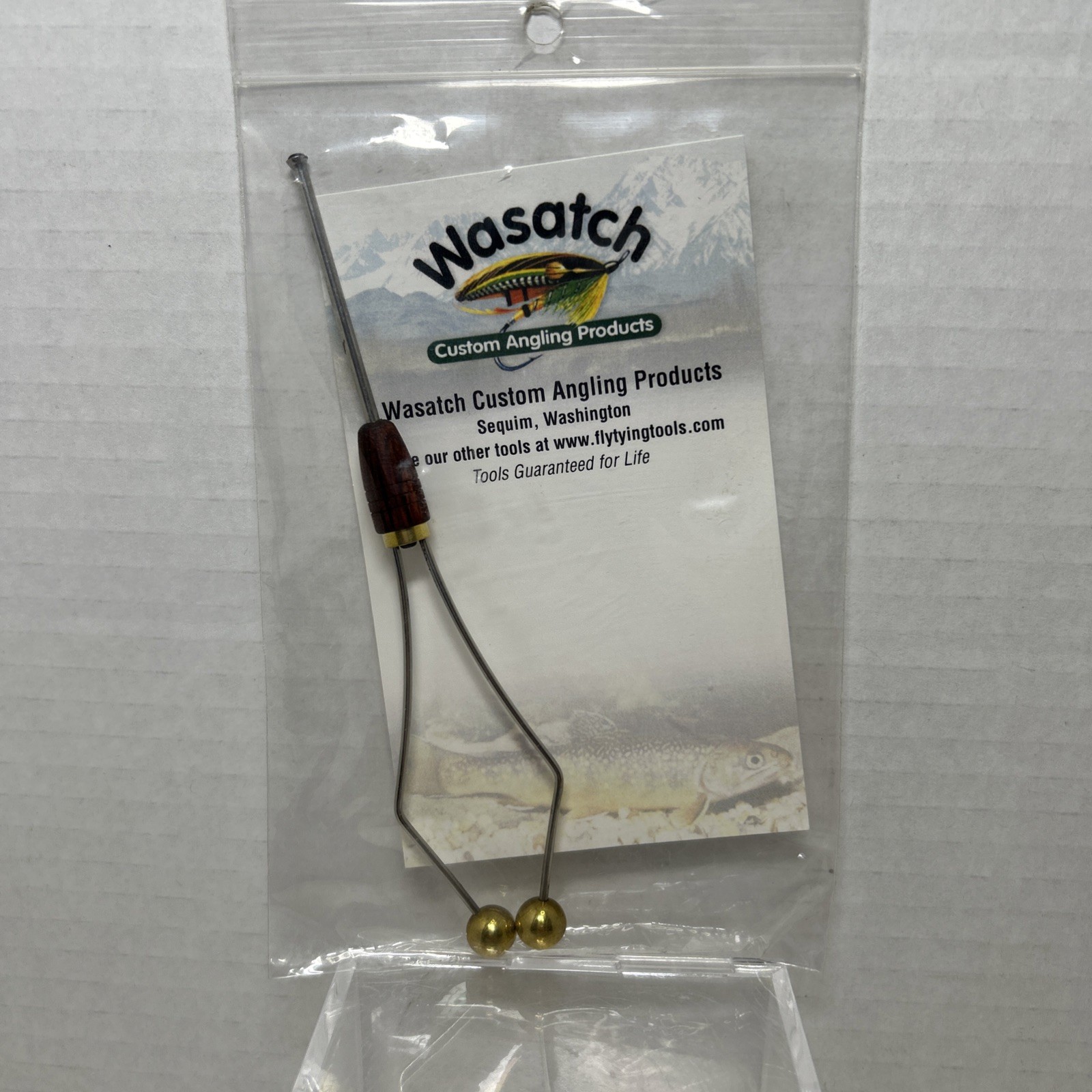 Wasatch Custom Angling Products -Saltwater Wood Trim Bobbin -Fly Fishing Tools