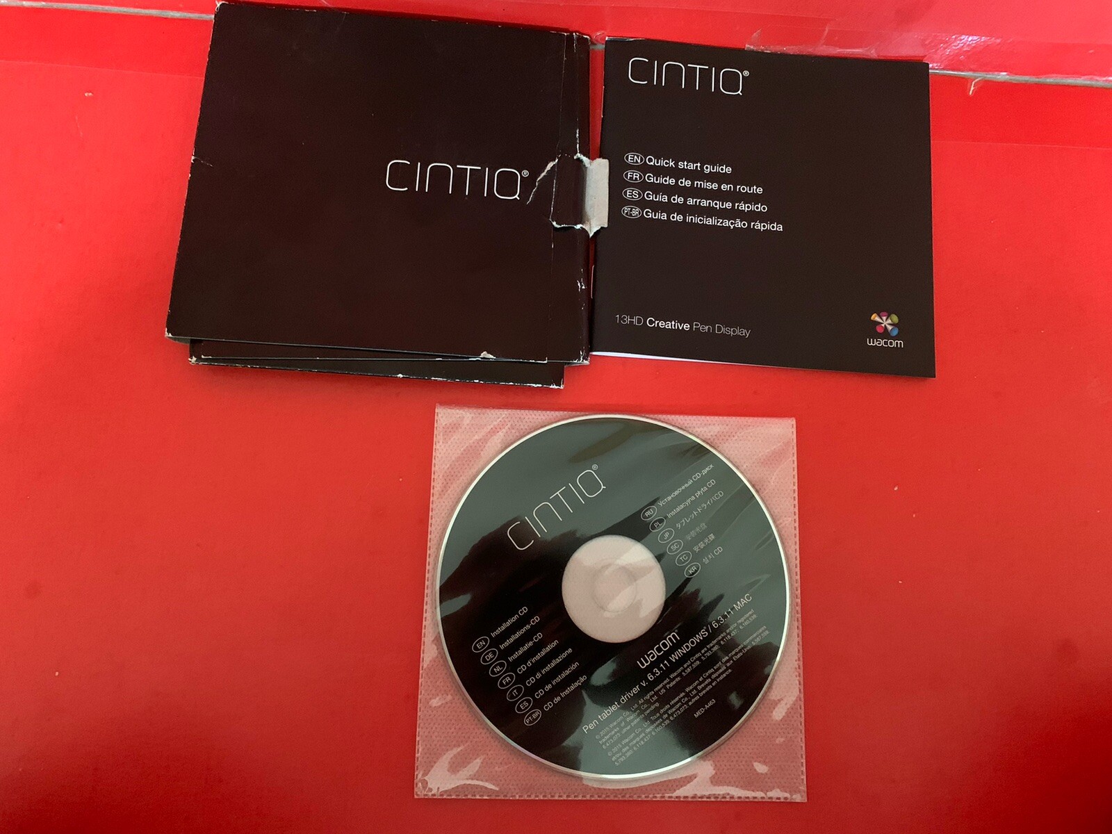 Cintiq - Pen Tablet Driver v6.3.11 Windows/6.3.11 Mac - CD