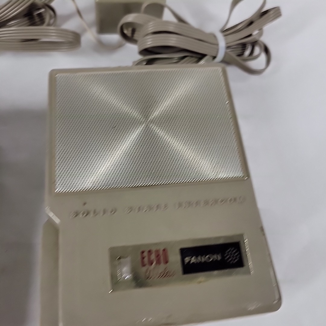 Vintage Fanon Echo Wireless 2 Intercom System Push To Talk Communication Device