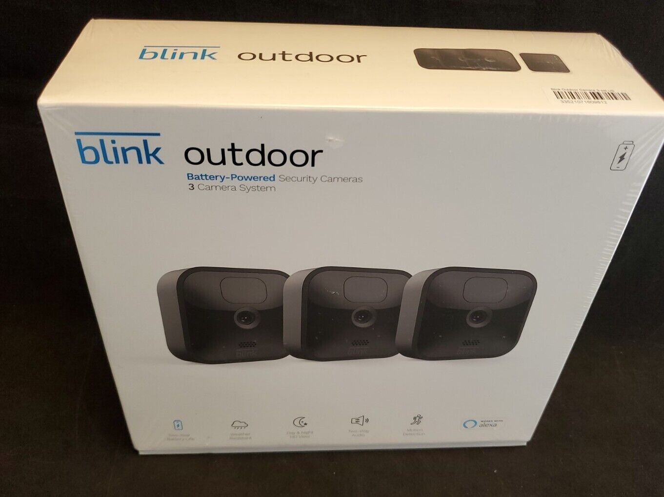 Blink Outdoor (3rd Gen. ) HD Security Camera System - 3 Camera Kit