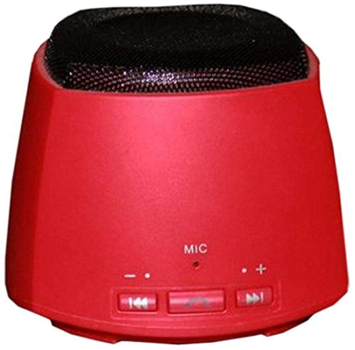 Nutek Bluetooth Wireless Portable Speaker, BT106M3, Red, 14.00 x 7.00 x 17.32