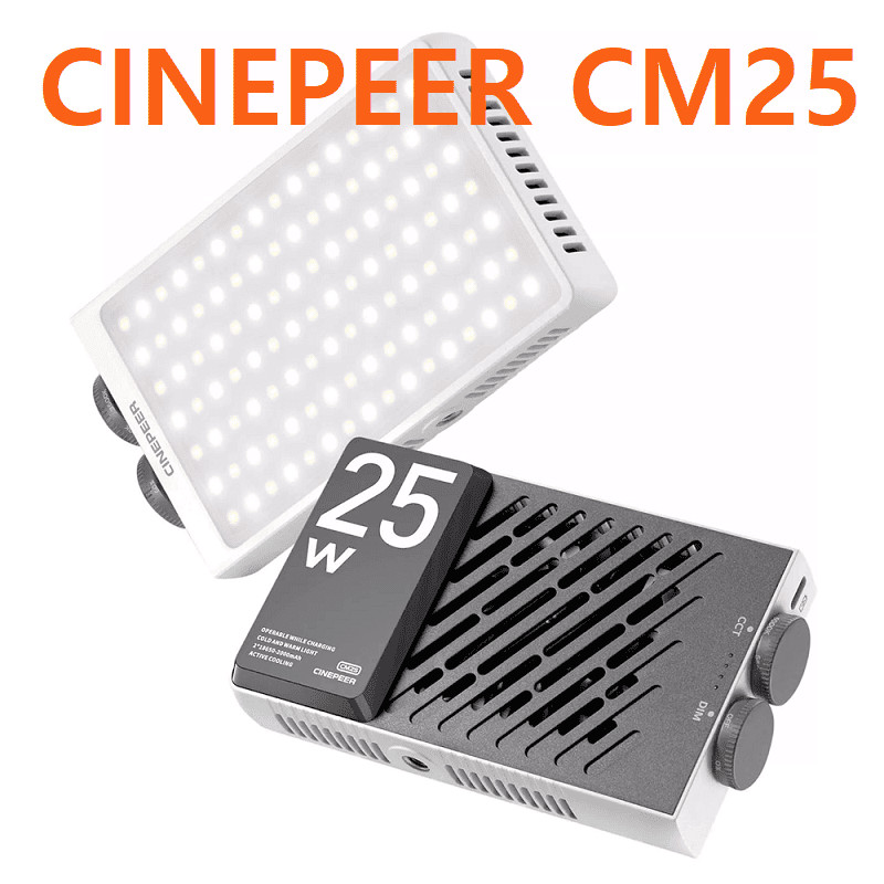 Zhiyun CM25 Video Light Bi-Color LED Photography Camera Light for DSLR Camera