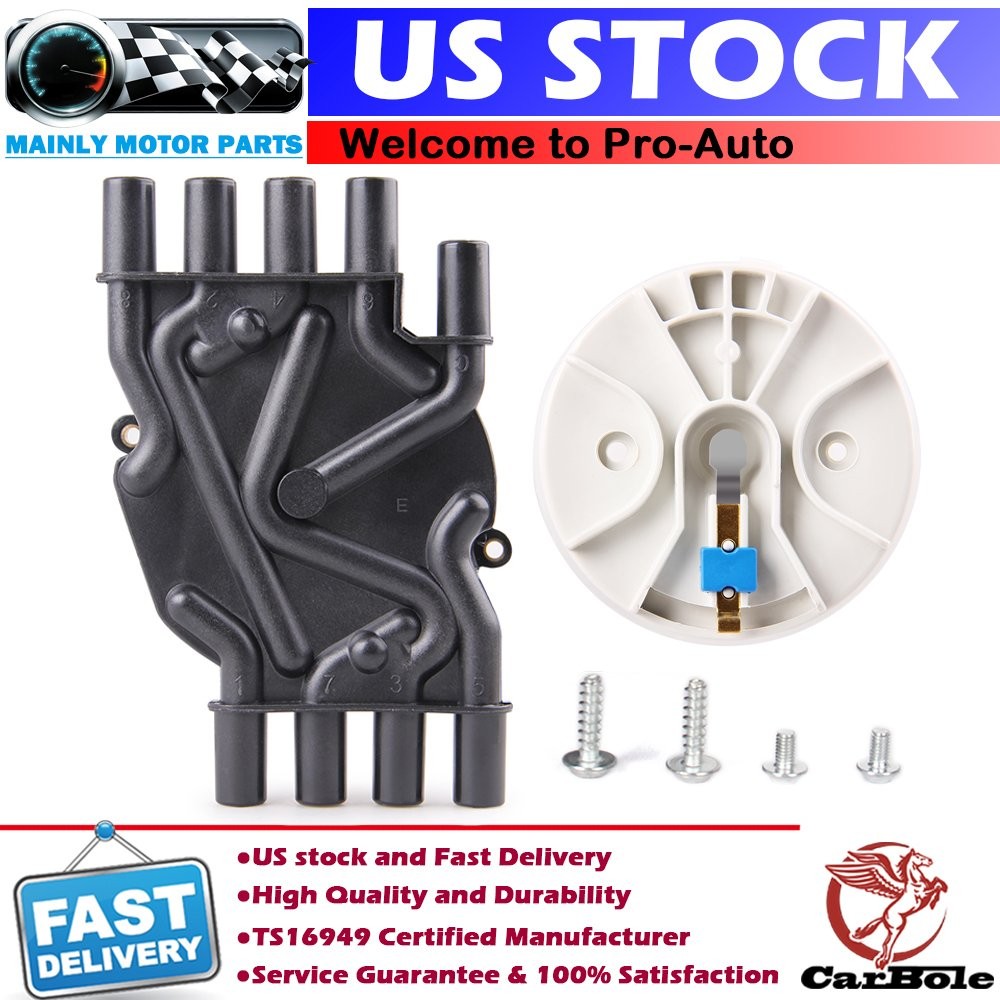 Distributor Cap Rotor For Chevrolet GMC C1500 96-99 V8 5.0L 5.7L Suburban 350cid